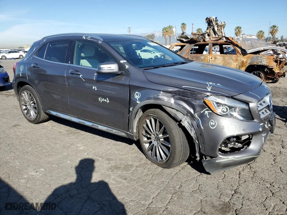 2018 Mercedes-Benz GLA with VIN WDCTG4EB9JJ414149, listed as a Copart auction lot 50542435 with 105,179 mi miles and Salvage Title. Bid and sale history available at carsss.com. Image 4.