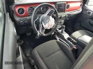 2021 Jeep Wrangler Rubicon with VIN 1C4HJXCG5MW797267, listed as a Copart auction lot 53585825 with 44,496 mi miles and Salvage title. Bid and sale history available at DreamBid. Image 8.
