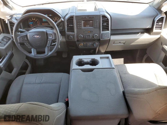 2017 Ford F-150 XL with VIN 1FTEW1EF4HFB11182, listed as a Copart auction lot 50622235 with 155,165 mi miles and Salvage Title. Bid and sale history available at carsss.com. Image 8.