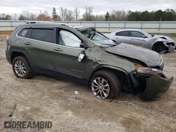 2021 Jeep Cherokee Latitude Lux with VIN 1C4PJMMX8MD110383, listed as a Copart auction lot 50702295 with 67,941 mi miles and Salvage Title. Bid and sale history available at DreamBid. Image 4.