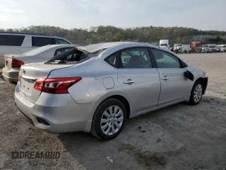 2017 Nissan Sentra S with VIN 3N1AB7AP6HY309527, listed as a Copart auction lot 54578715 with 52,341 mi miles and Salvage Title. Bid and sale history available at DreamBid. Image 3.