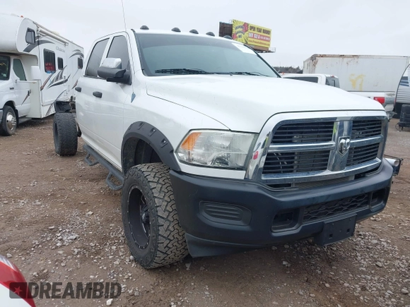 2012 Ram 2500 ST with VIN 3C6UD5HL4CG312606, listed as a IAAI auction lot 41521878 with 338,739 mi miles. Bid and sale history available at carsss.com. Image 1.
