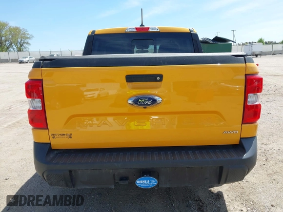 2022 Ford Maverick XL with VIN 3FTTW8F90NRA89835, listed as a IAAI auction lot 42211809 with 38,568 mi miles and . Bid and sale history available at DreamBid. Image 16.
