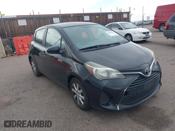2015 Toyota Yaris L with VIN VNKKTUD33FA017154, listed as a IAAI auction lot 39828518 with 248,632 mi miles. Bid and sale history available at carsss.com. Image 1.