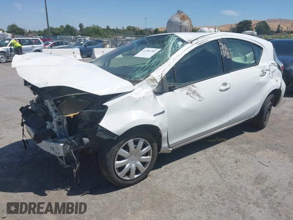 2013 Toyota Prius One z VIN JTDKDTB39D1533017, wystawiony jako IAAI lot #42383282 z przebiegiem 162 435 mil mil oraz . Historia ofert i sprzedaży dostępna na DreamBid. Obrazek 2.