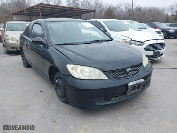2004 Honda Civic VP with VIN 1HGEM22194L047772, listed as a IAAI auction lot 41447534 with 1 mi miles. Bid and sale history available at carsss.com. Image 1.