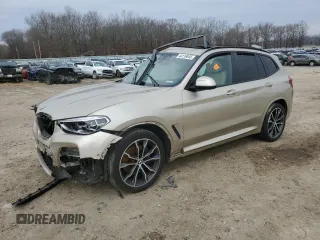 2021 BMW X3 M40i with VIN 5UXTY9C09M9E61321, listed as a Copart auction lot 44116045 with 0 mi miles and Salvage Title. Bid and sale history available at carsss.com. Image 1.