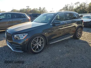 2020 Mercedes-Benz GLC with VIN WDC0G6EB9LF753756, listed as a Copart auction lot 86285044 with 38,597 mi miles and Salvage Title. Bid and sale history available at carsss.com. Image 1.