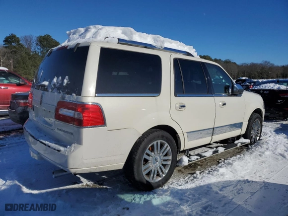 2007 Lincoln Navigator with VIN 5LMFU28527LJ01178, listed as a Copart auction lot 87275554 with 0 mi miles and Clean Title. Bid and sale history available at carsss.com. Image 3.