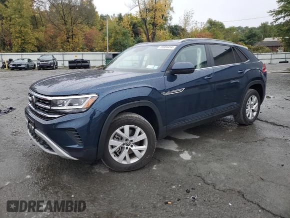 2021 Volkswagen Atlas S with VIN 1V2GC2CA0MC209893, listed as a Copart auction lot 75984414 with 35,558 mi miles and Salvage title. Bid and sale history available at DreamBid. Image 1.