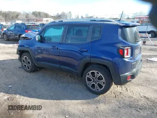 2018 Jeep Renegade Limited z VIN ZACCJBDBXJPG88893, wystawiony jako IAAI lot #41377082 z przebiegiem 120 694 mil mil oraz . Historia ofert i sprzedaży dostępna na DreamBid. Obrazek 3.