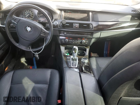 2014 BMW 5 Series 535i xDrive with VIN WBA5B3C57ED536661, listed as a Copart auction lot 48245365 with 117,070 mi miles and Salvage Title. Bid and sale history available at carsss.com. Image 8.