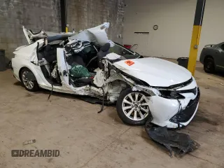 2020 Toyota Camry LE with VIN 4T1C11AK4LU998615, listed as a Copart auction lot 50336895 with 56,547 mi miles and Salvage Title. Bid and sale history available at DreamBid. Image 4.
