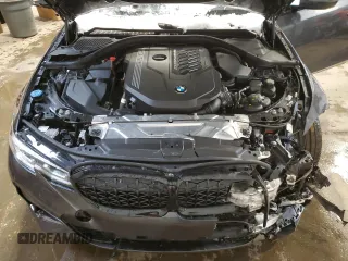 2022 BMW 3 Series M340i xDrive with VIN WBA5U9C02NFL66019, listed as a Copart auction lot 86330044 with 42,394 mi miles and Salvage Title. Bid and sale history available at DreamBid. Image 11.