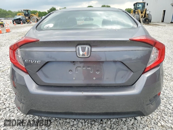 2017 Honda Civic LX with VIN 19XFC2F55HE070967, listed as a Copart auction lot 58773025 with 81,177 mi miles and Salvage title. Bid and sale history available at DreamBid. Image 6.