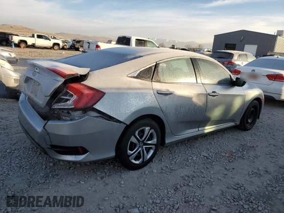 2016 Honda Civic Sedan LX with VIN 19XFC2F57GE213772, listed as a Copart auction lot 43185345 with 142,588 mi miles and Salvage Title. Bid and sale history available at carsss.com. Image 3.