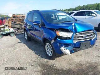 2021 Ford EcoSport SE с VIN MAJ3S2GE4MC449096, выставлен на аукционе IAAI как лот 42439300 с пробегом 52 731 миль миль и . История ставок и продаж доступна на DreamBid. Изображение 1.