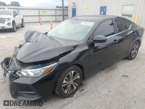 2021 Nissan Sentra SV with VIN 3N1AB8CV4MY306914, listed as a Copart auction lot 63364285 with 82,294 mi miles and Salvage title. Bid and sale history available at DreamBid. Image 1.