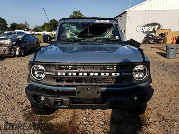 2024 Ford Bronco Black Diamond z VIN 1FMDE1BH2RLA55715, wystawiony jako Copart lot #69823114 z przebiegiem 1 476 mil mil oraz Szkoda całkowita • Salvage title. Historia ofert i sprzedaży dostępna na DreamBid. Obrazek 15.