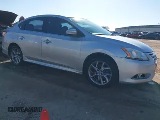 2015 Nissan Sentra S with VIN 3N1AB7AP0FY274870, listed as a IAAI auction lot 41747789 with Not Provided miles. Bid and sale history available at carsss.com. Image 1.