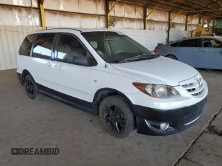 2004 Mazda MPV LX with VIN JM3LW28A540517263, listed as a Copart auction lot 74278184 with 221,902 mi miles and Salvage Title. Bid and sale history available at carsss.com. Image 4.