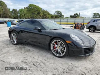 2017 Porsche 911 Carrera S with VIN WP0AB2A94HS123761, listed as a Copart auction lot 46687815 with 41,828 mi miles and Salvage Title. Bid and sale history available at DreamBid. Image 4.