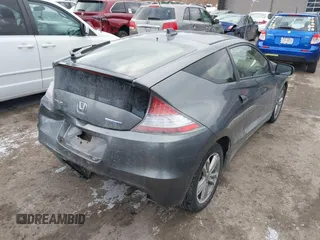 2013 Honda CR-Z with VIN JHMZF1D40DS001277, listed as a IAAI auction lot 41352871 with 81,423 mi miles. Bid and sale history available at carsss.com. Image 4.