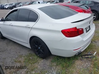 2014 BMW 5 Series 528i with VIN WBA5A5C56ED507439, listed as a IAAI auction lot 42105901 with Not Provided miles. Bid and sale history available at carsss.com. Image 3.
