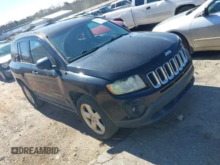 2012 Jeep Compass Limited with VIN 1C4NJCCB2CD605510, listed as a IAAI auction lot 41817614 with 151,779 mi miles and . Bid and sale history available at DreamBid. Image 1.