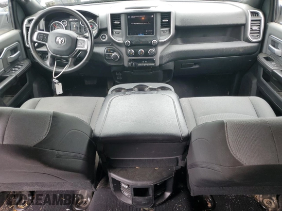 2022 Ram 2500 Big Horn with VIN 3C6UR5DJ0NG182445, listed as a Copart auction lot 59940205 with 91,080 mi miles and Salvage title. Bid and sale history available at DreamBid. Image 8.