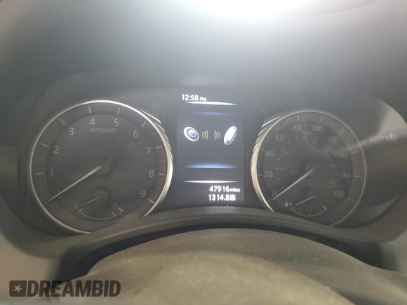 2020 Infiniti Q50 Luxe z VIN JN1EV7AR5LM251190, wystawiony jako Copart lot #57775625 z przebiegiem 47 916 mil mil oraz Szkoda całkowita • Salvage title. Historia ofert i sprzedaży dostępna na DreamBid. Obrazek 9.