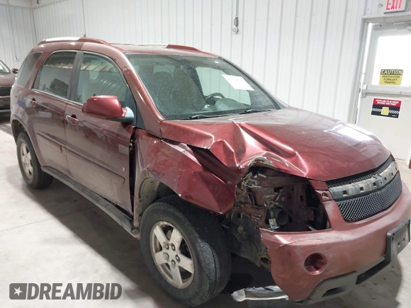 2007 Chevrolet Equinox LT with VIN 2CNDL63F876006413, listed as a IAAI auction lot 42034691 with 202,428 mi miles. Bid and sale history available at carsss.com. Image 1.