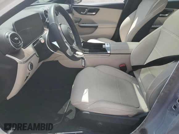 2024 Mercedes-Benz C 300 with VIN W1KAF4HBXRR224584, listed as a Copart auction lot 50509725 with 2,757 mi miles and Salvage Title. Bid and sale history available at DreamBid. Image 7.