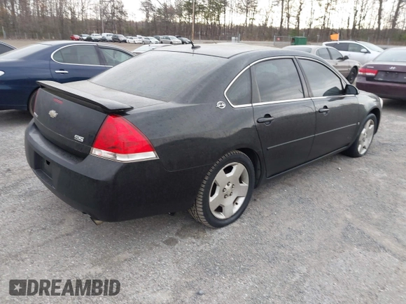 2008 Chevrolet Impala with VIN 2G1WS583781365669, listed as a IAAI auction lot 41855169 with Not Provided miles and . Bid and sale history available at DreamBid. Image 4.