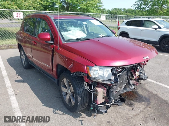 2017 Jeep Compass High Altitude with VIN 1C4NJDEB6HD178195, listed as a IAAI auction lot 42384318 with 51,381 mi miles and . Bid and sale history available at DreamBid. Image 1.