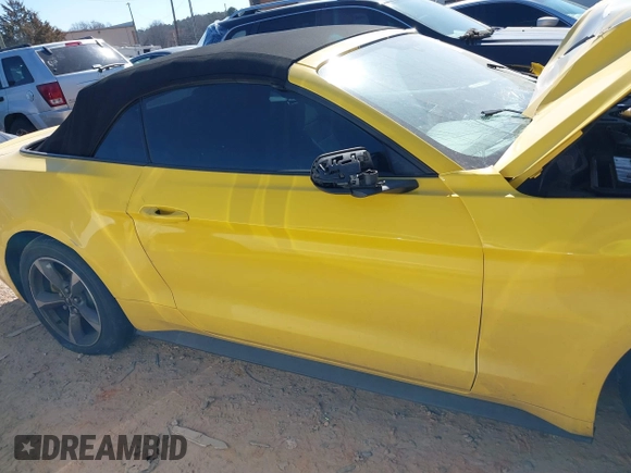 2015 Ford Mustang V6 with VIN 1FATP8EM8F5373825, listed as a IAAI auction lot 41649357 with 67,874 mi miles and . Bid and sale history available at DreamBid. Image 12.