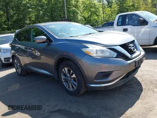 2016 Nissan Murano SL z VIN 5N1AZ2MH1GN161181, wystawiony jako IAAI lot #42399669 z przebiegiem 252 409 mil mil oraz . Historia ofert i sprzedaży dostępna na DreamBid. Obrazek 1.