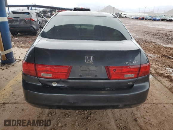 2005 Honda Accord EX with VIN 1HGCM56735A188941, listed as a Copart auction lot 48423325 with 121,311 mi miles and Salvage Title. Bid and sale history available at DreamBid. Image 6.