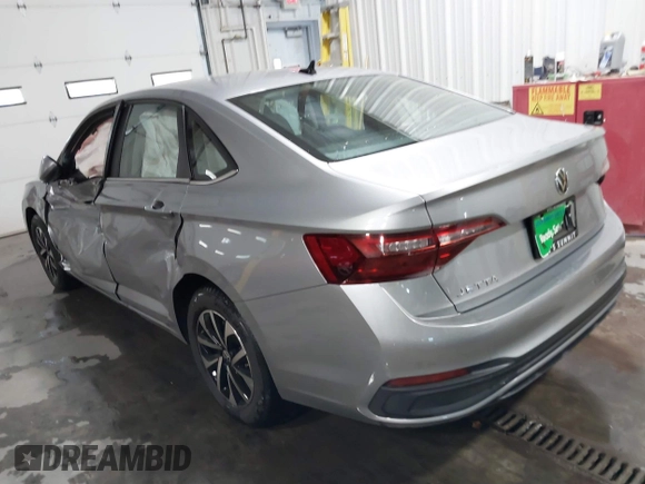 2024 Volkswagen Jetta S with VIN 3VW5M7BU4RM010489, listed as a IAAI auction lot 37960339 with 5,107 mi miles and . Bid and sale history available at DreamBid. Image 3.