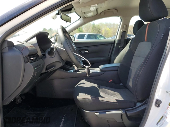 2024 Nissan Sentra SR with VIN 3N1AB8DV2RY362145, listed as a Copart auction lot 54301025 with 8,749 mi miles and Salvage title. Bid and sale history available at DreamBid. Image 7.