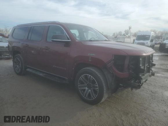 2023 Jeep Wagoneer Series II с VIN 1C4SJSBP8PS543932, выставлен на аукционе Copart как лот 43590285 с пробегом 26 736 миль миль и Списание • Salvage title. История ставок и продаж доступна на DreamBid. Изображение 4.