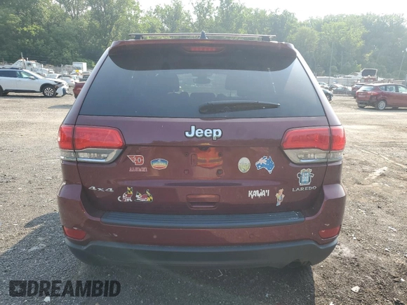2017 Jeep Grand Cherokee Laredo with VIN 1C4RJFAG8HC940849, listed as a Copart auction lot 59868025 with 111,743 mi miles and Salvage title. Bid and sale history available at DreamBid. Image 6.