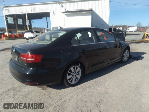 2015 Volkswagen Jetta Sedan 1.8T SE w/Connectivity with VIN 3VWD07AJ2FM255186, listed as a IAAI auction lot 35986577 with 7,853 mi miles. Bid and sale history available at carsss.com. Image 4.