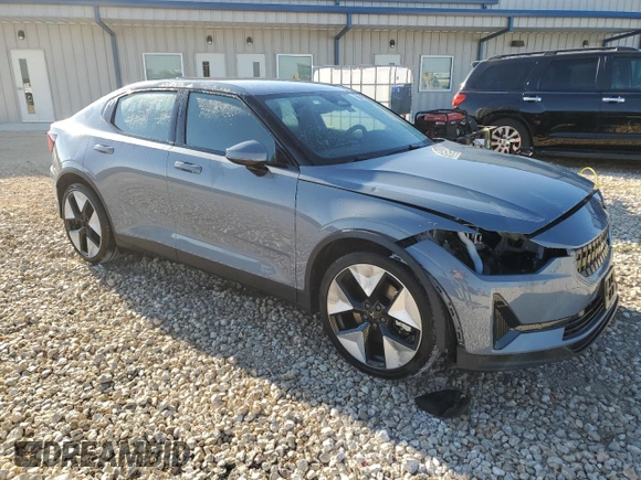 2023 Polestar 2 with VIN YSMEG3KA2PL141514, listed as a Copart auction lot 81797624 with 48,206 mi miles and Clean Title. Bid and sale history available at carsss.com. Image 4.