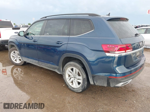 2021 Volkswagen Atlas S with VIN 1V2AP2CA4MC562633, listed as a IAAI auction lot 42115311 with 101,809 mi miles and . Bid and sale history available at DreamBid. Image 3.