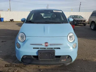 2015 FIAT 500e with VIN 3C3CFFGE4FT603419, listed as a Copart auction lot 85686474 with 0 mi miles and Salvage Title. Bid and sale history available at carsss.com. Image 5.