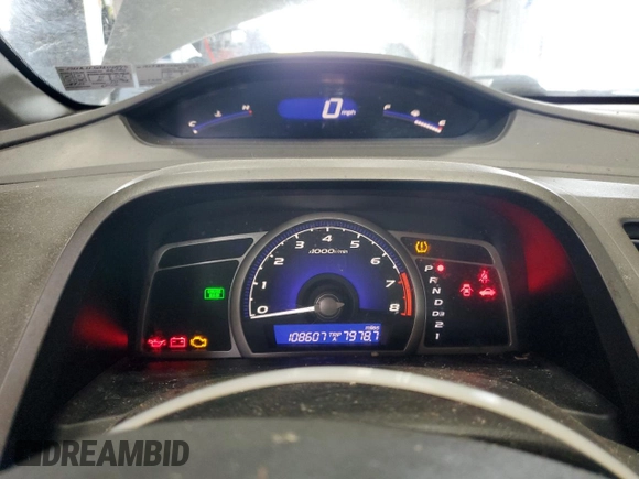 2011 Honda Civic LX with VIN 19XFA1F5XBE048843, listed as a Copart auction lot 56518765 with 108,607 mi miles and Clean Title. Bid and sale history available at DreamBid. Image 9.