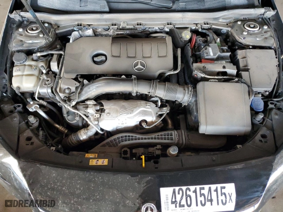 2021 Mercedes-Benz CLA with VIN W1K5J4GB9MN154285, listed as a Copart auction lot 42615415 with 46,752 mi miles and Salvage Title. Bid and sale history available at carsss.com. Image 11.