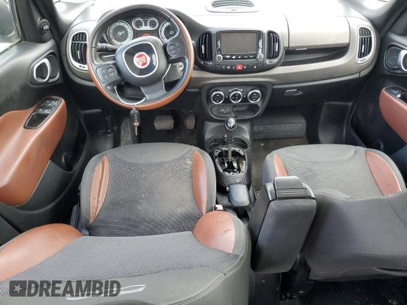 2014 FIAT 500L Trekking with VIN ZFBCFADH2EZ019737, listed as a Copart auction lot 55460754 with 145,535 mi miles and Non Repairable. Bid and sale history available at carsss.com. Image 8.