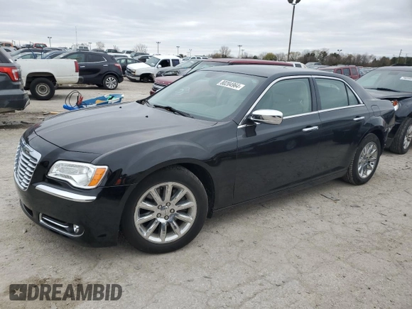 2014 Chrysler 300 with VIN 2C3CCAET7EH118258, listed as a Copart auction lot 80204964 with 120,621 mi miles and Salvage Title. Bid and sale history available at carsss.com. Image 1.